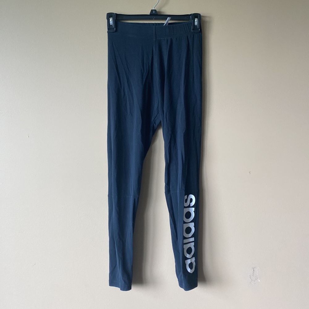 Adidas High Rise Cotton Leggings - Picture 4 of 6